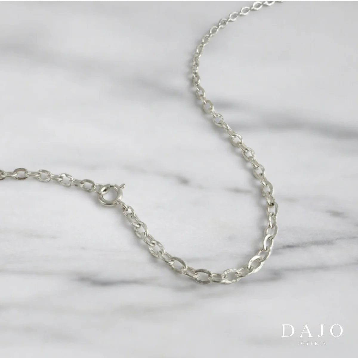 Cadena Mini Eslabón 1mm plata .925 - regalo especial para el | DAJO Joyeria