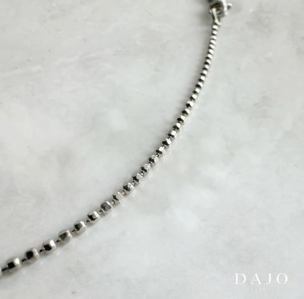 Cadena Bola Brillosa 1 mm