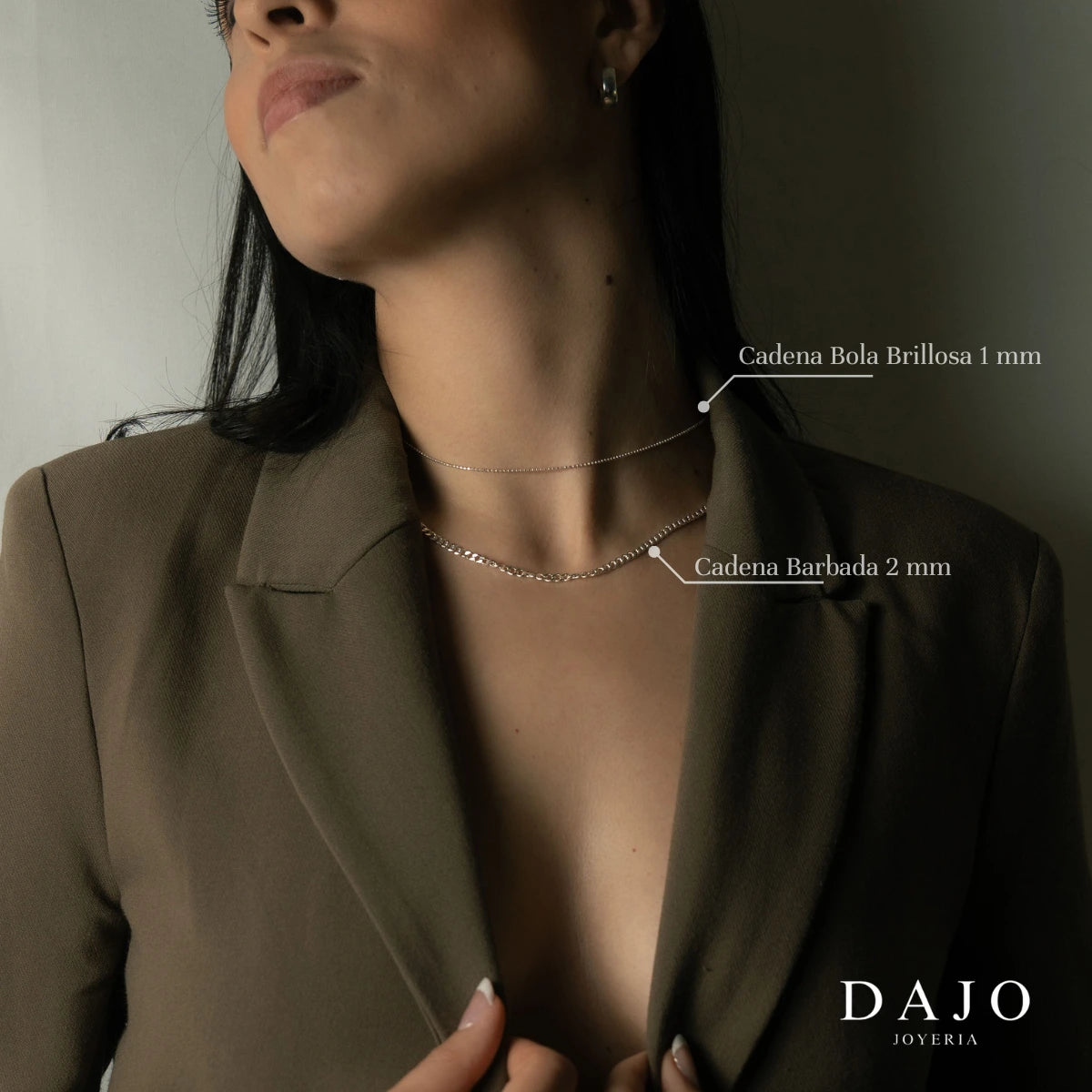 Cadena Barbada 2 mm plata .925 - regalo especial para el | DAJO Joyeria