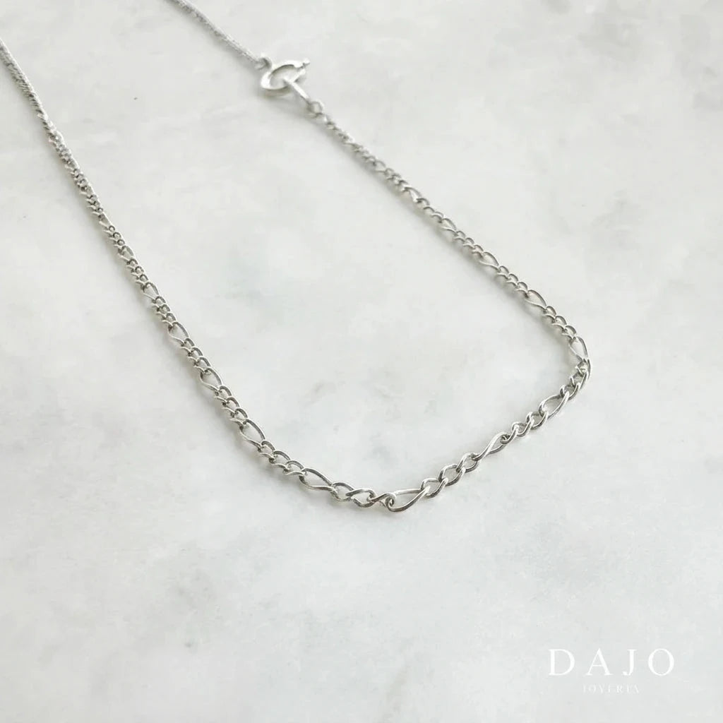 Cadena Cartier 1mm plata .925 - regalo especial para el | DAJO Joyeria