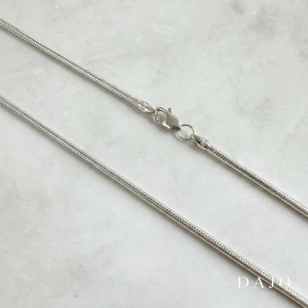 Cadena Lazo 3mm plata .925 - regalo especial para el | DAJO Joyeria