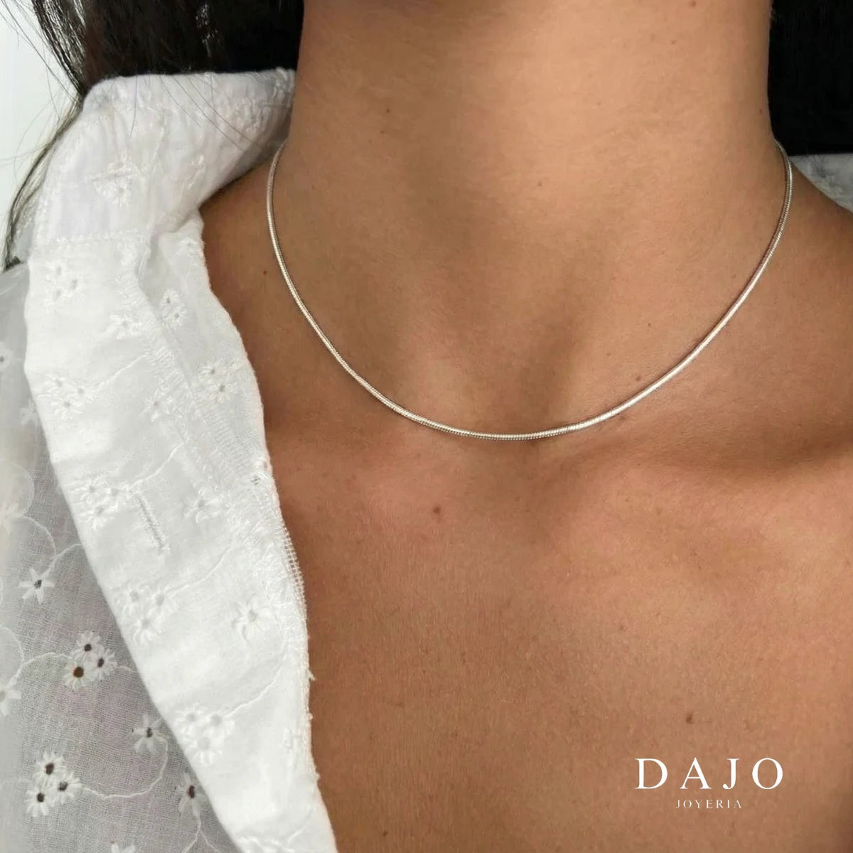 Cadena Lazo 3mm plata .925 - regalo especial para el | DAJO Joyeria