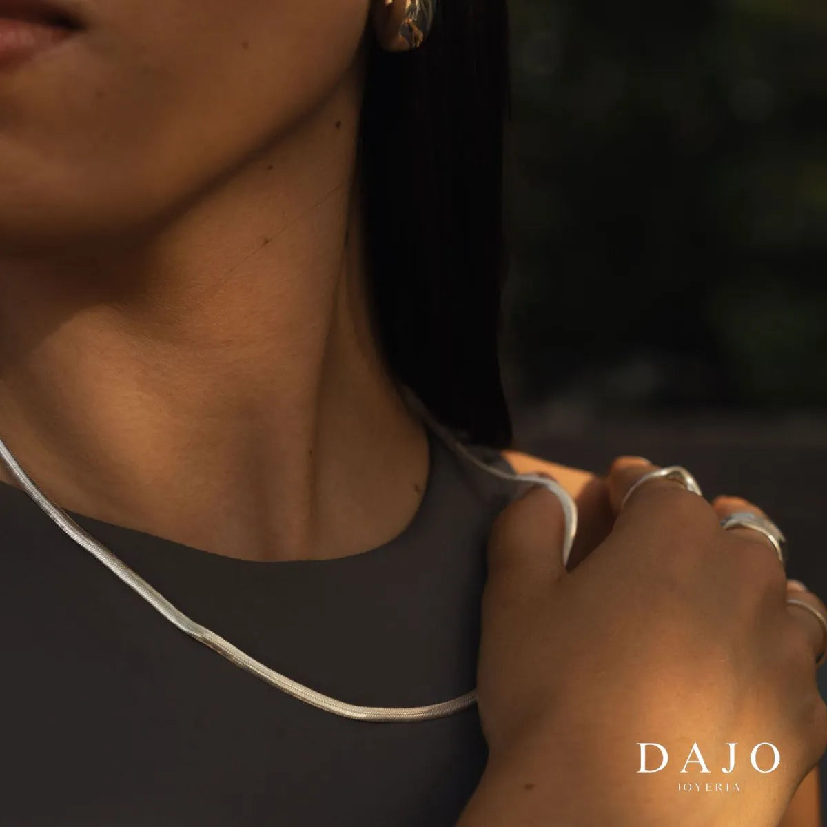 Cadena serpiente 3 mm plata .925 - regalo especial para el | DAJO Joyeria