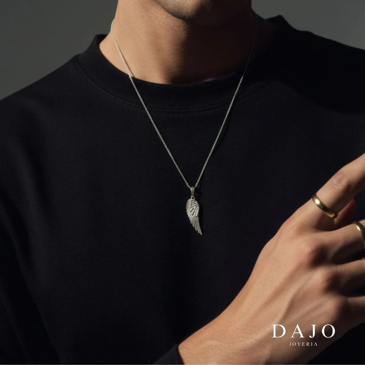 Dije Ala de Angel plata .925 - joyeria artesanal hecha a mano en Mexico | DAJO