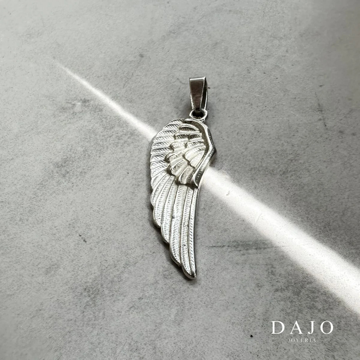 Dije Ala de Angel plata .925 - joyeria artesanal hecha a mano en Mexico | DAJO