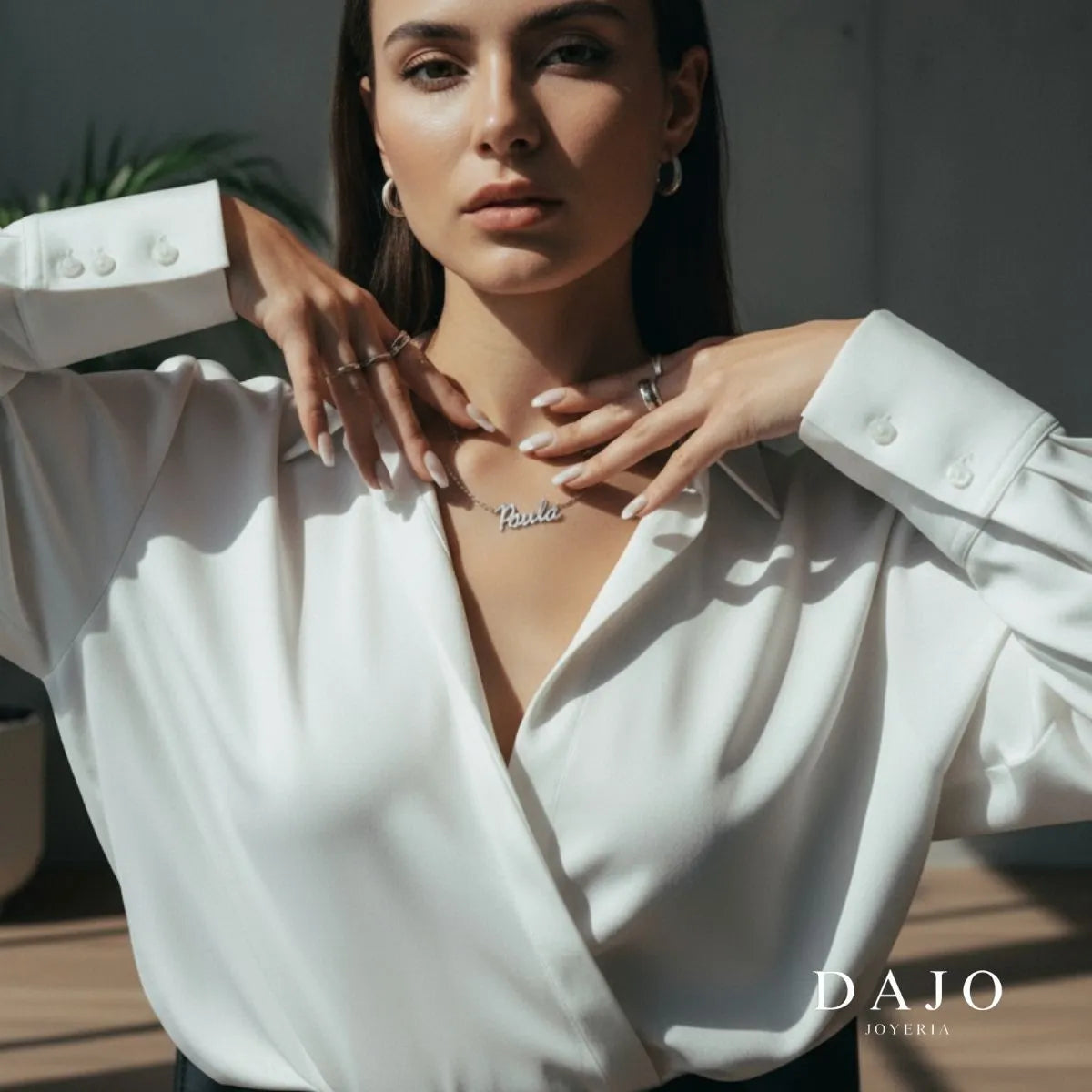 Collar Nombre/Frase personalizada plata .925, pieza hecha a mano en México | DAJO