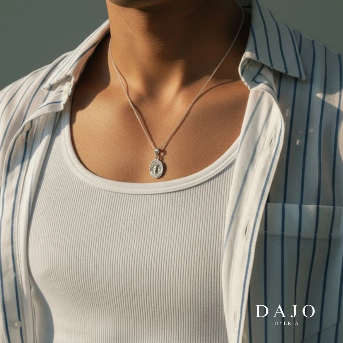 Dije Jesucristo plata .925, pieza hecha a mano en México | DAJO