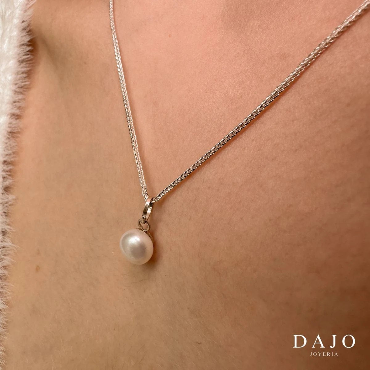 Cadena Tejida 2 mm plata .925 - regalo especial para el | DAJO Joyeria