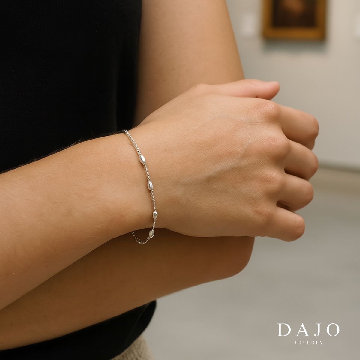 Pulsera cadena Oval