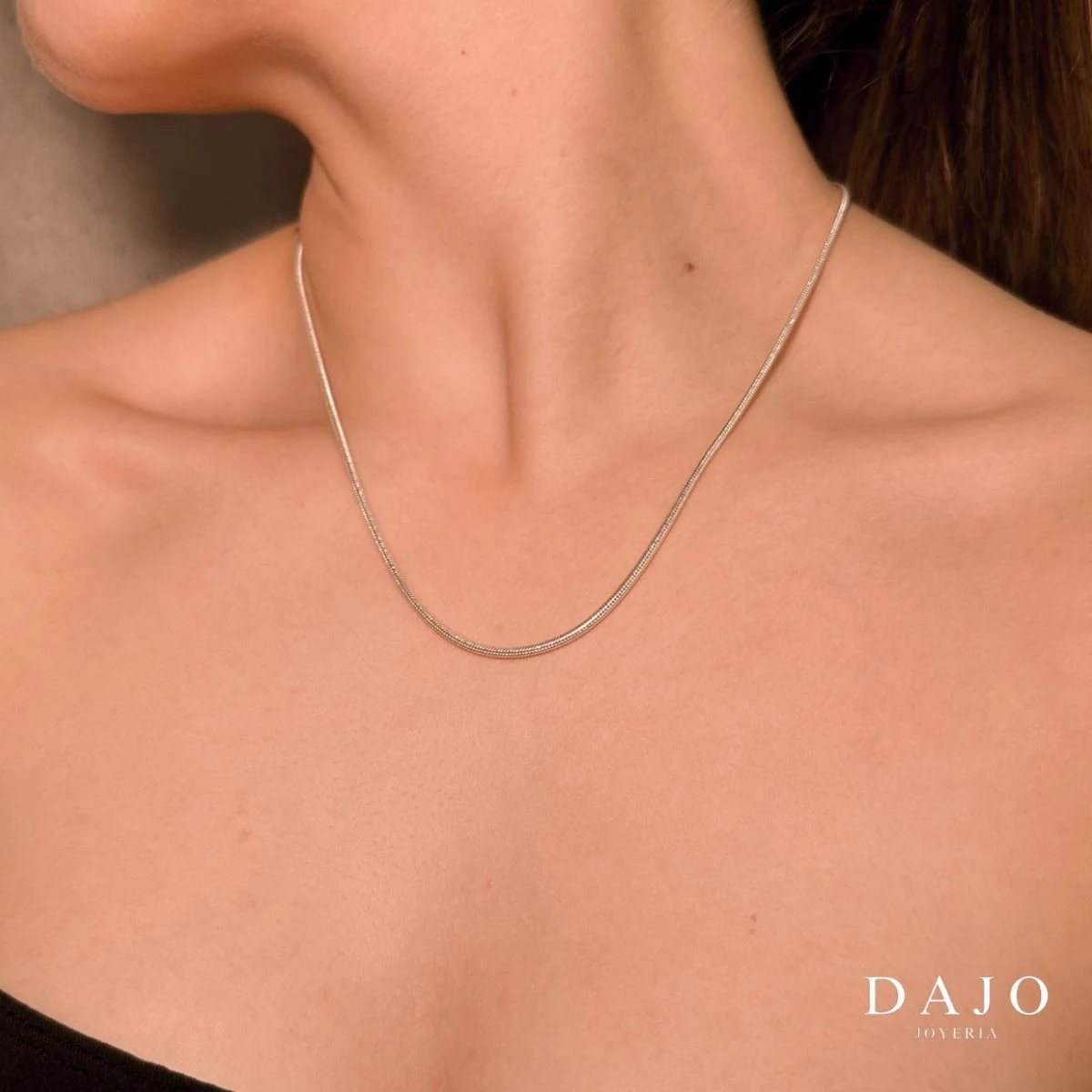 Cadena Lazo 3mm plata .925 - regalo especial para el | DAJO Joyeria