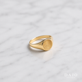 Anillo Huella Circular - Oro