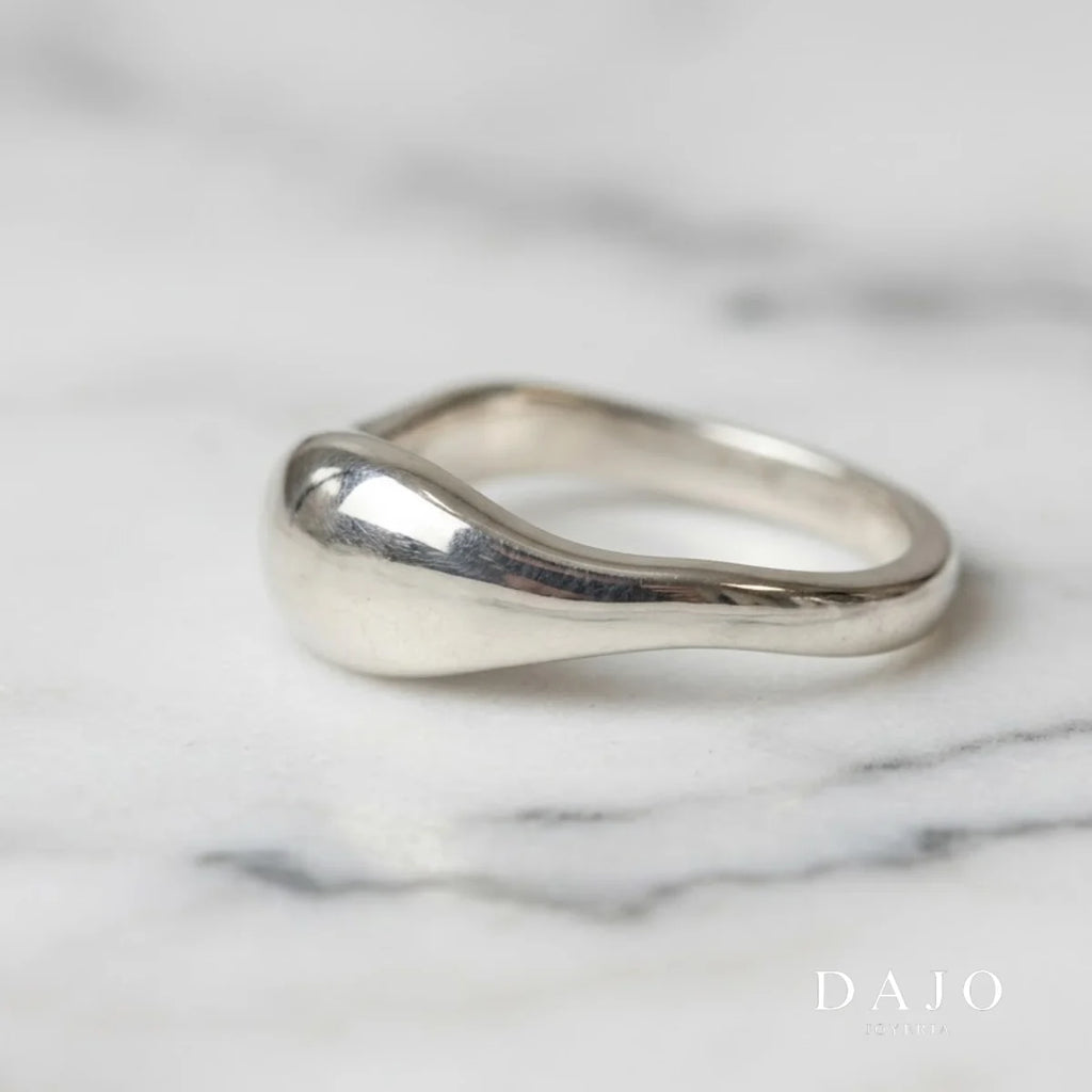 Anillo Bean plata .925 - regalo para novia o mama | DAJO Joyeria