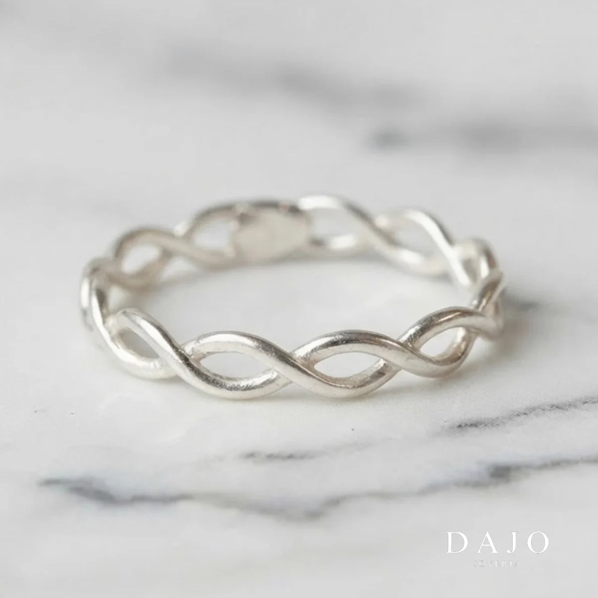Anillo Eterno plata .925 - regalo para novia o mama | DAJO Joyeria