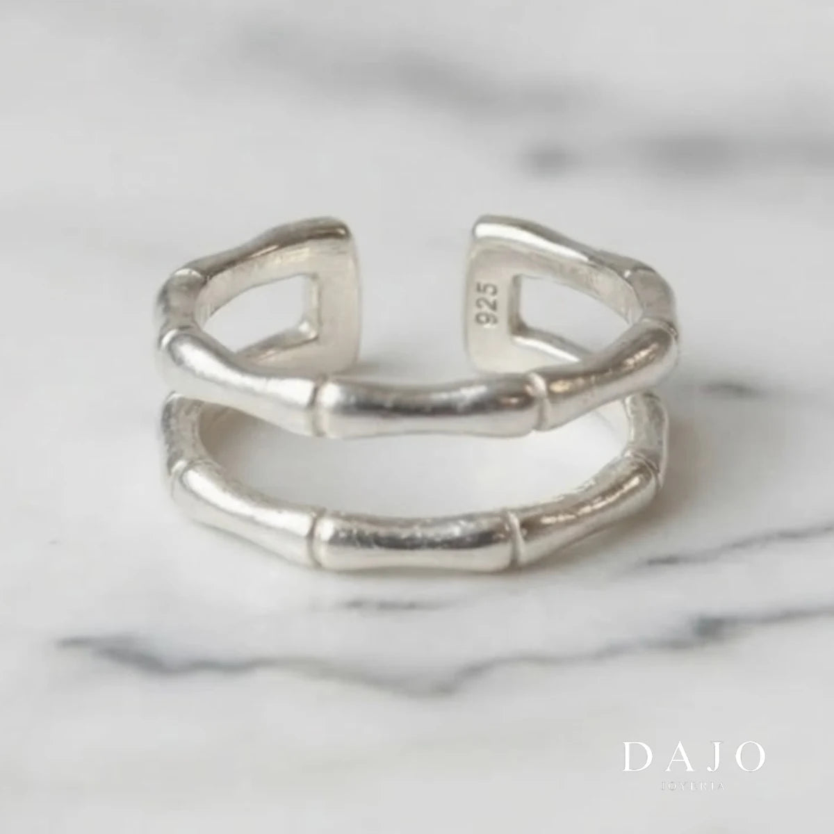 Anillo Huesos plata .925 - regalo para novia o mama | DAJO Joyeria