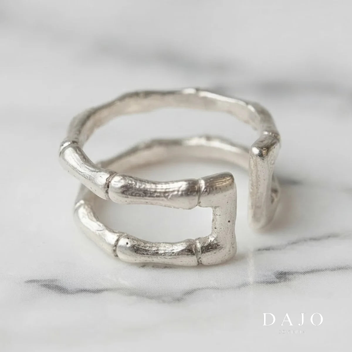Anillo Huesos plata .925 - regalo para novia o mama | DAJO Joyeria