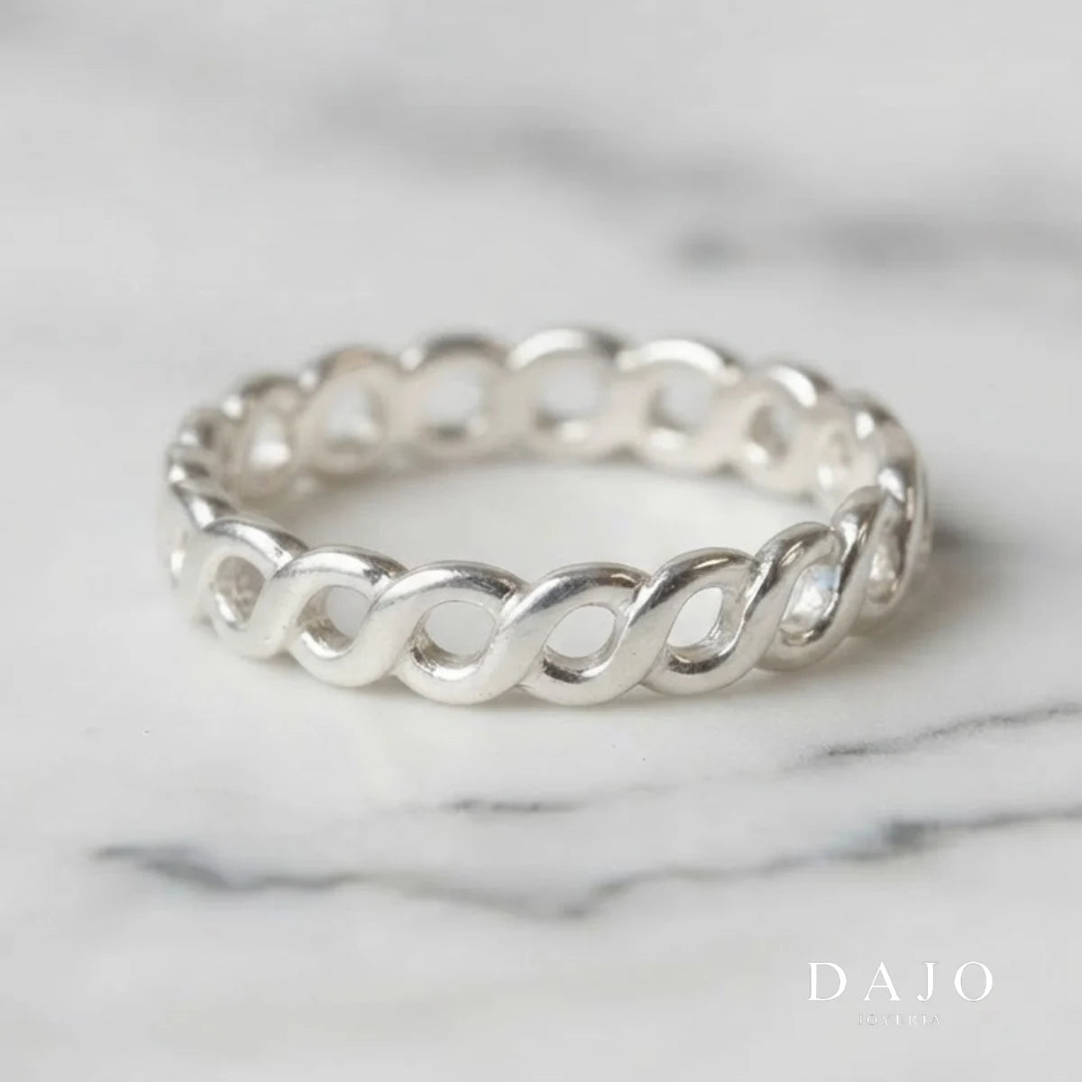 Anillo Mini Eterno plata .925 - regalo para novia o mama | DAJO Joyeria