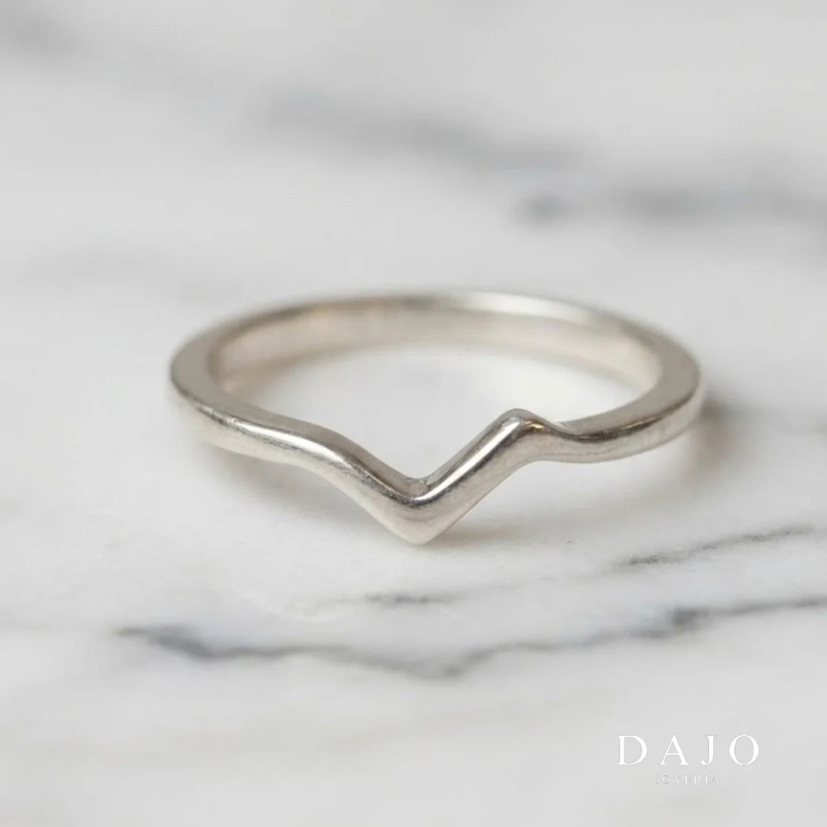 Anillo Zig Zag plata .925 - regalo para novia o mama | DAJO Joyeria