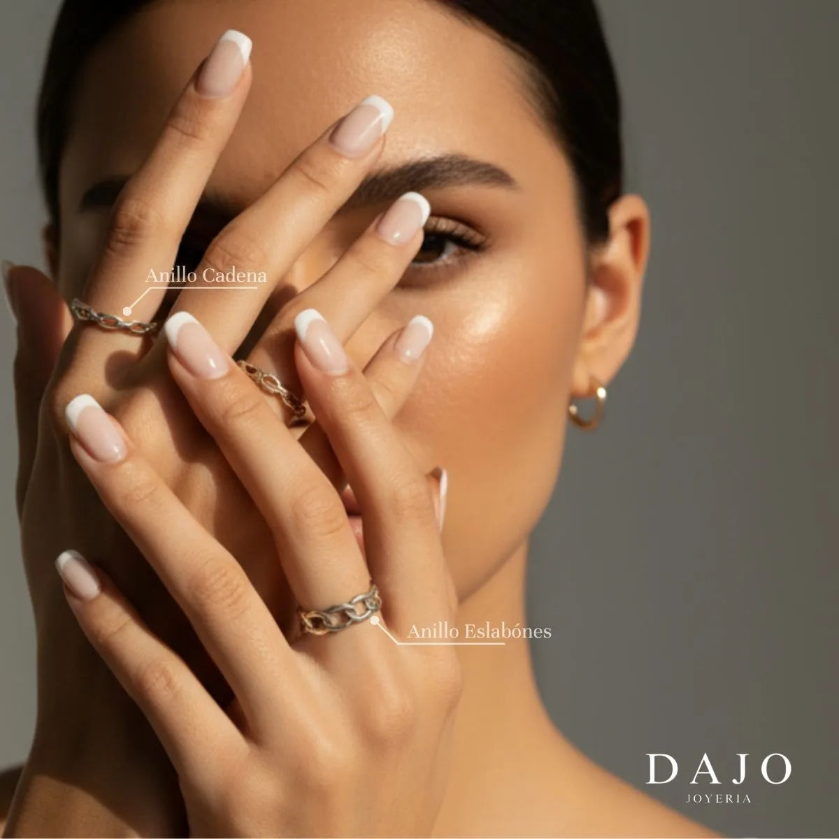 Anillo Cadena plata .925 - regalo especial para el | DAJO Joyeria