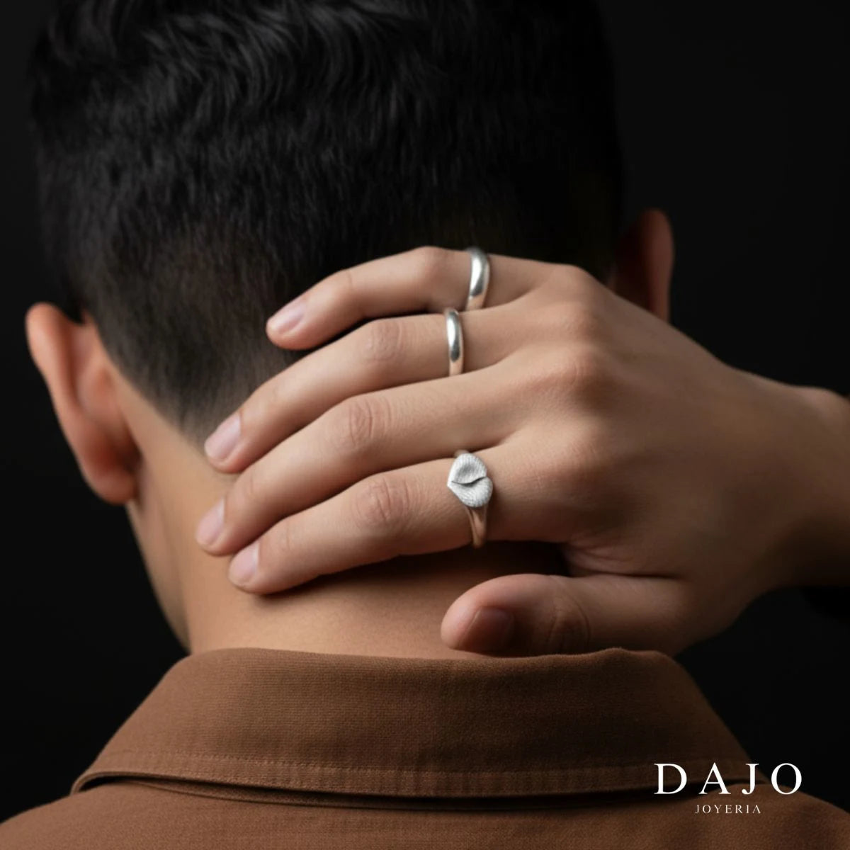 Kit individual Anillo Corazón Huella