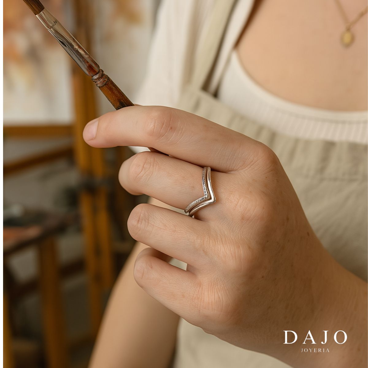 Anillo Doble V