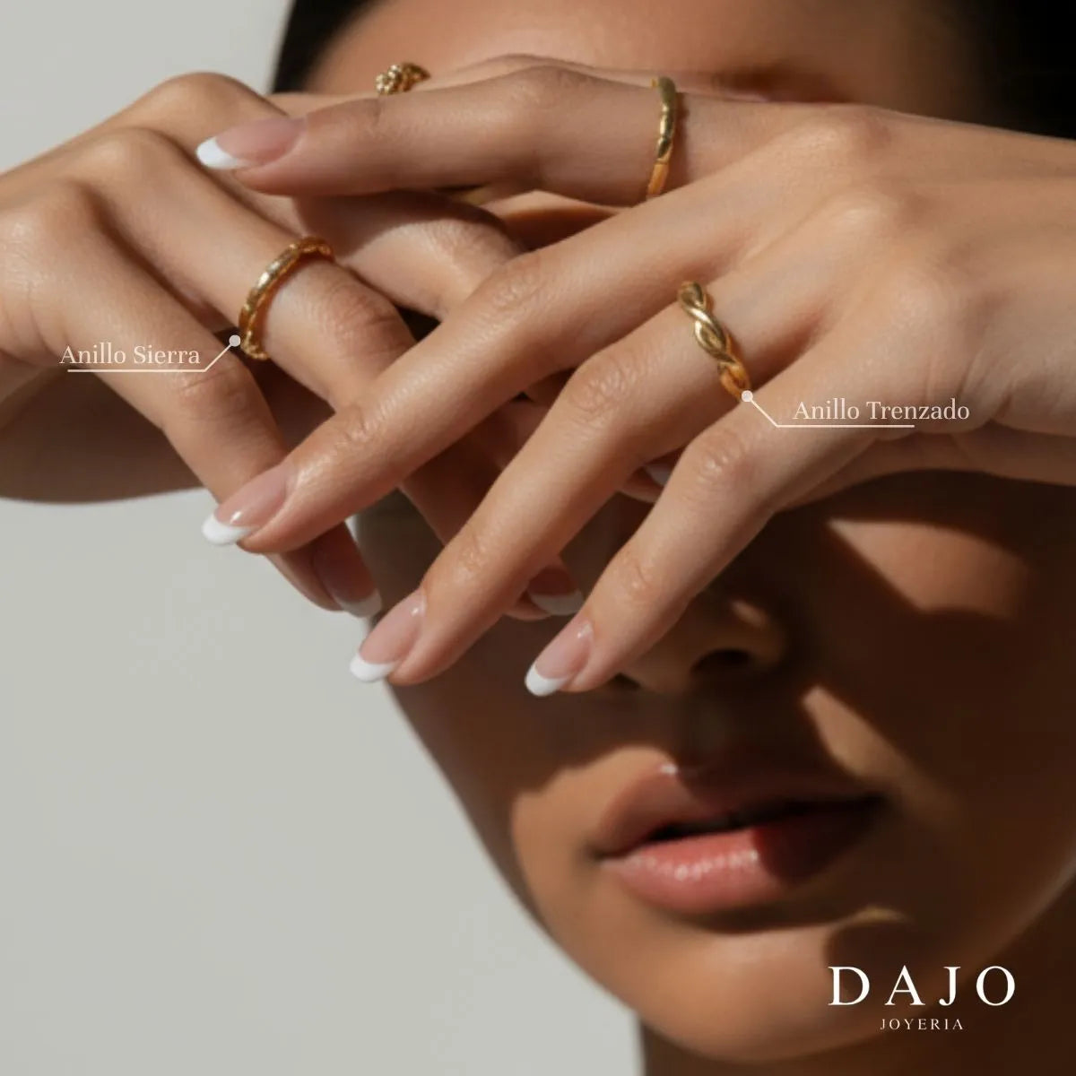 Anillo Sierra (Oro Vermeil)