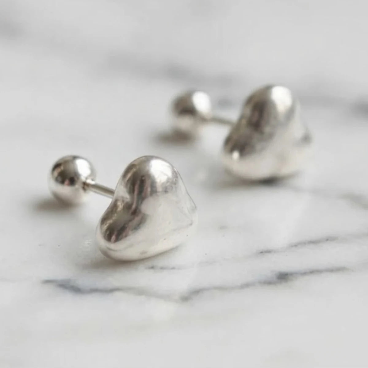 Arete Corazón plata .925 - regalo para novia o mama | DAJO Joyeria