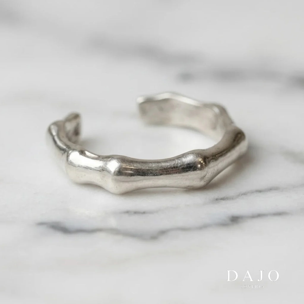 Anillo Argolla Hueso plata .925 - regalo para novia o mama | DAJO Joyeria