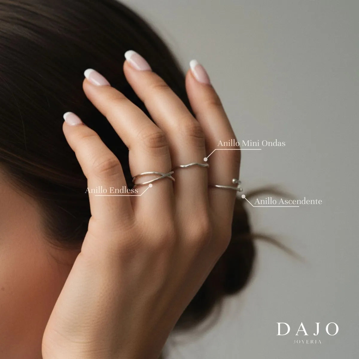 Anillo Ascendente plata .925 - regalo para novia o mama | DAJO Joyeria