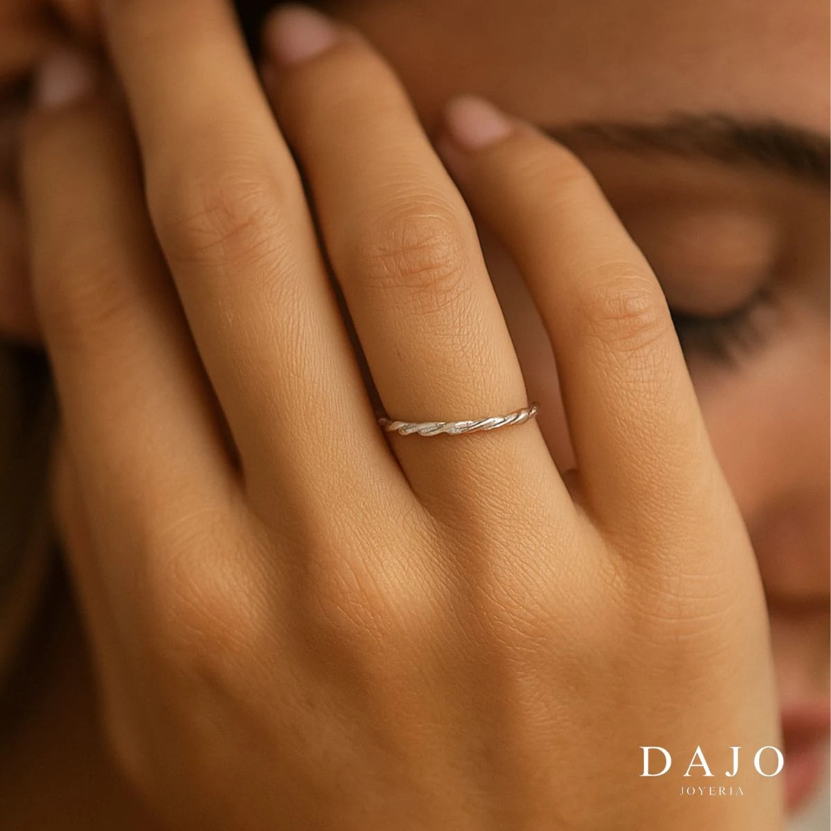 Anillo Espiral plata .925 - regalo para novia o mama | DAJO Joyeria