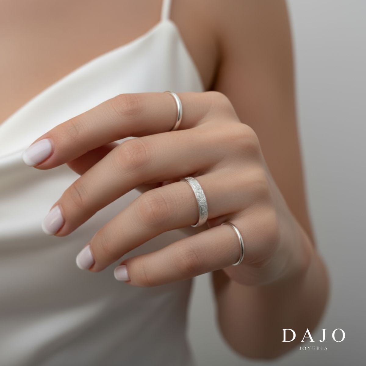 Kit Doble Anillo Huella Argolla