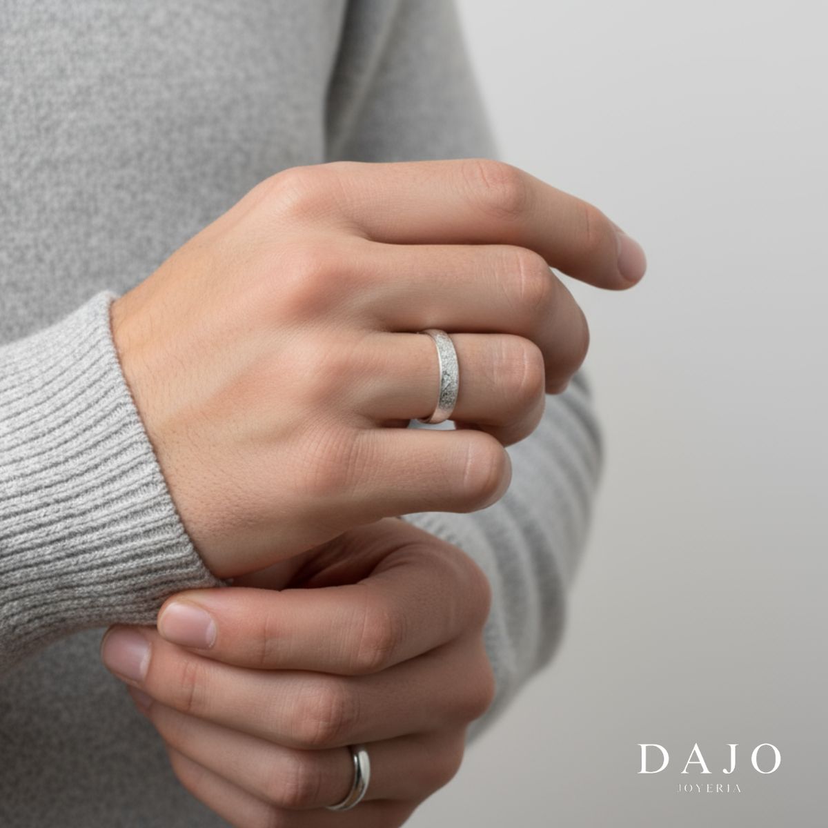 Kit Doble Anillo Huella Argolla
