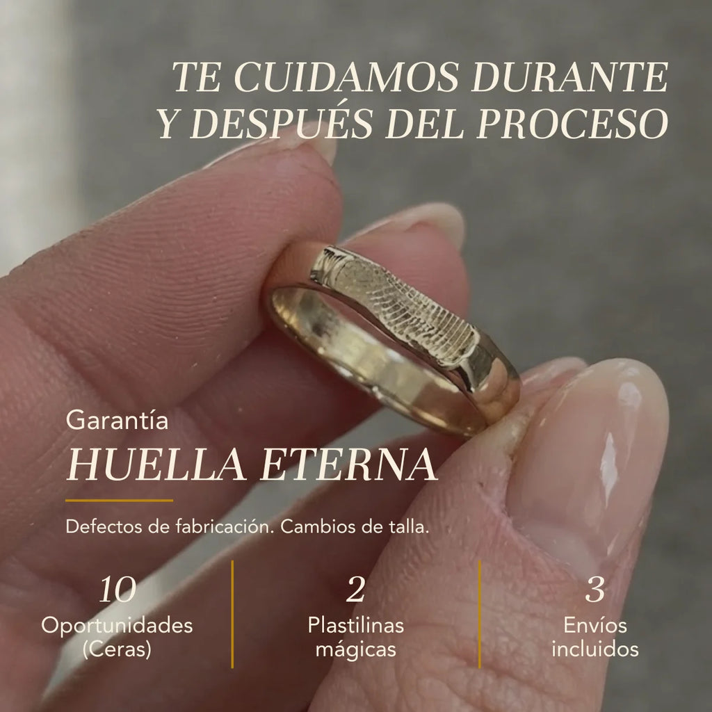 Garantía Huella Eterna de por vida: 10 ceras, 2 plastilinas mágicas y 3 envíos incluidos [v2]