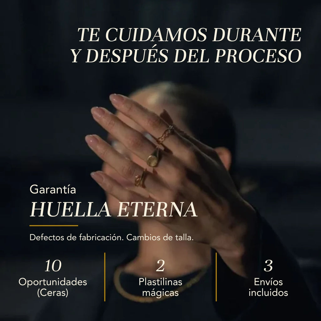 Garantía Huella Eterna de por vida: 10 ceras, 2 plastilinas mágicas y 3 envíos incluidos [v2]