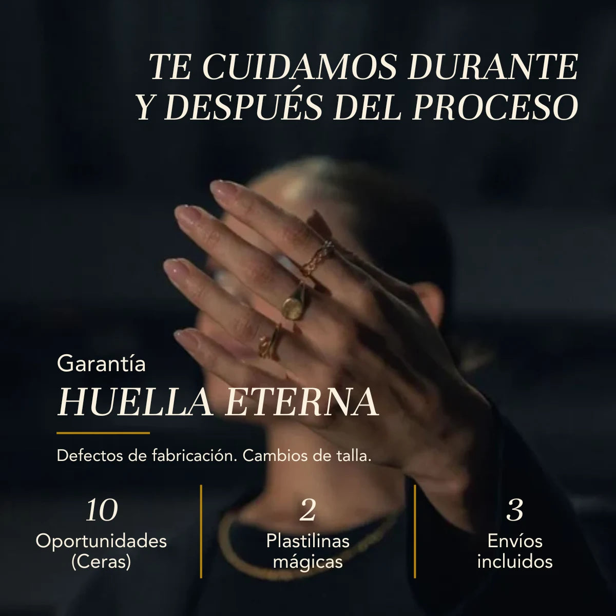 Garantía Huella Eterna de por vida: 10 ceras, 2 plastilinas mágicas y 3 envíos incluidos [v2]