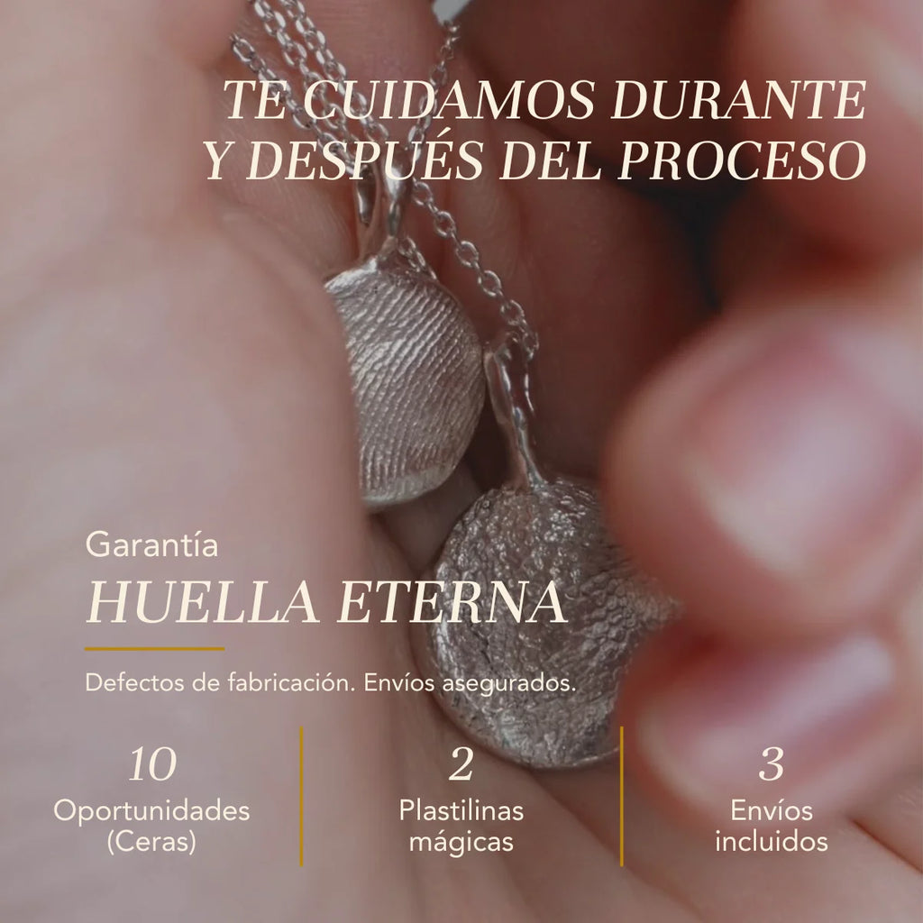 Garantía Huella Eterna de por vida: 10 ceras, 2 plastilinas mágicas y 3 envíos incluidos [v2]