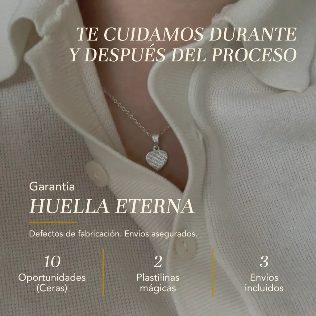 Garantía Huella Eterna de por vida: 10 ceras, 2 plastilinas mágicas y 3 envíos incluidos [v2]