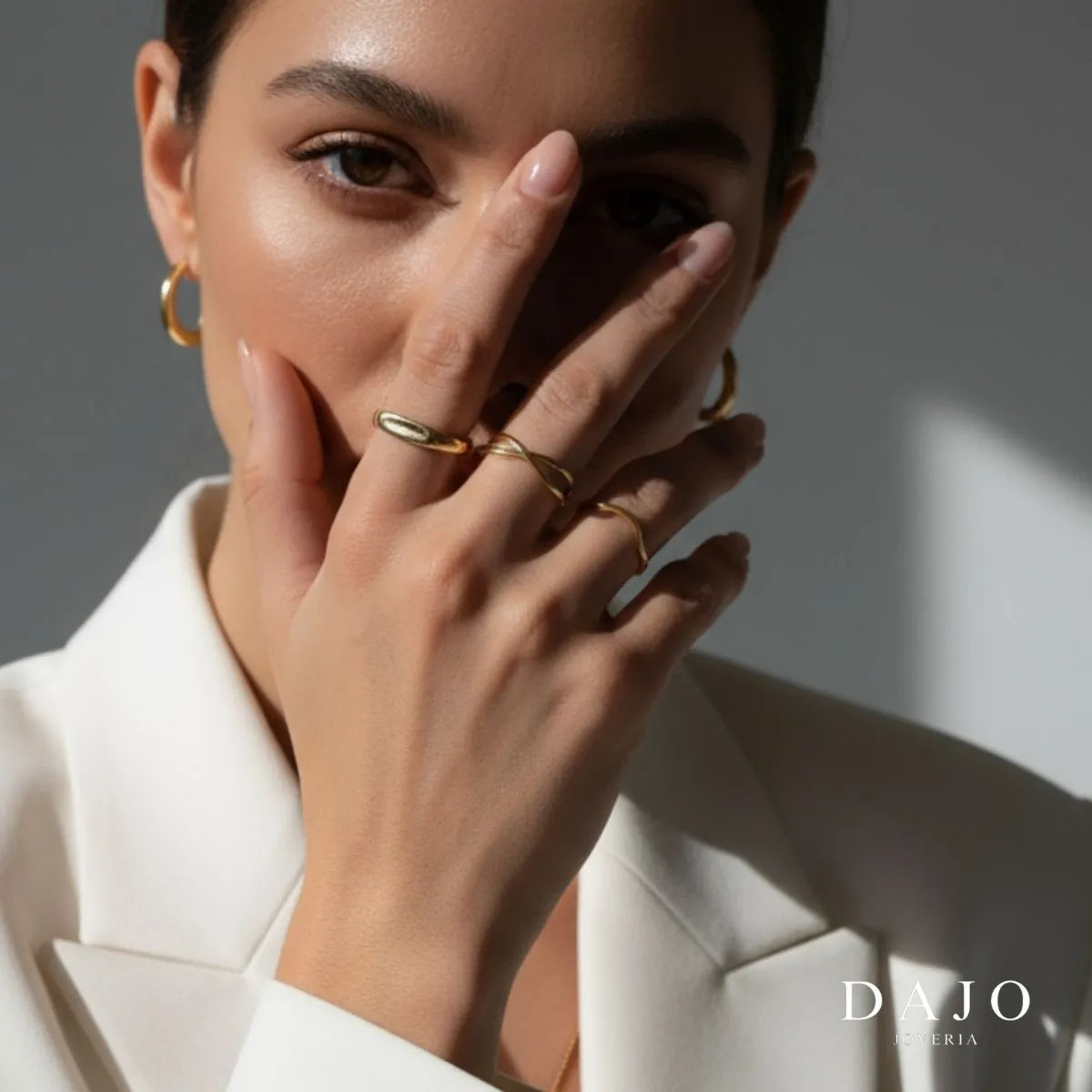 Anillo Mini Ondas (Oro Vermeil) plata .925 - regalo para novia o mama | DAJO Joyeria