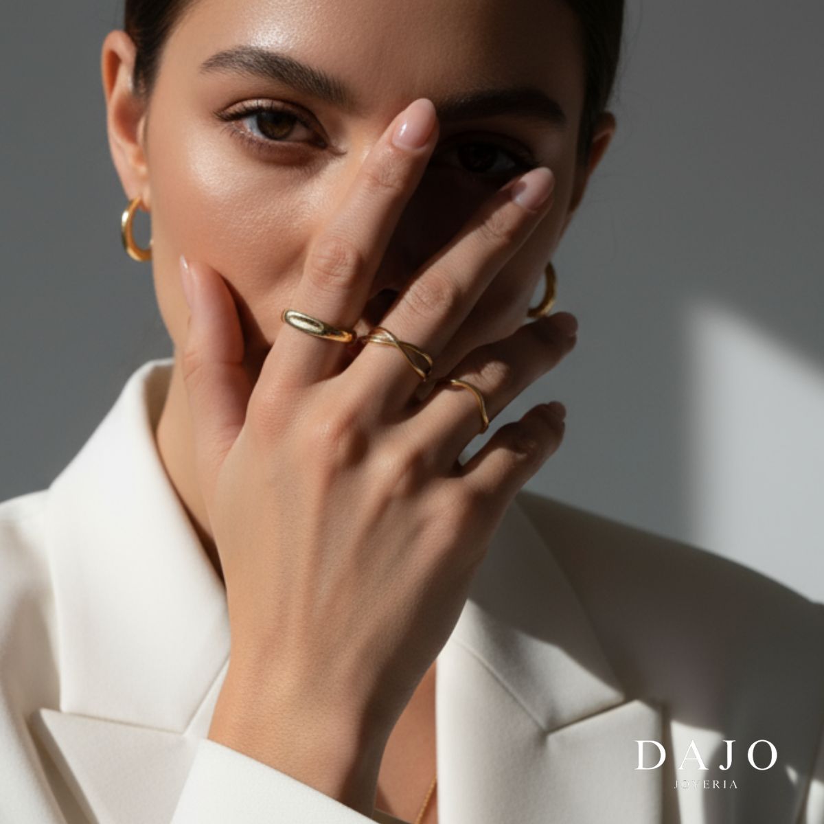 Anillo Mini Ondas (Oro Vermeil)