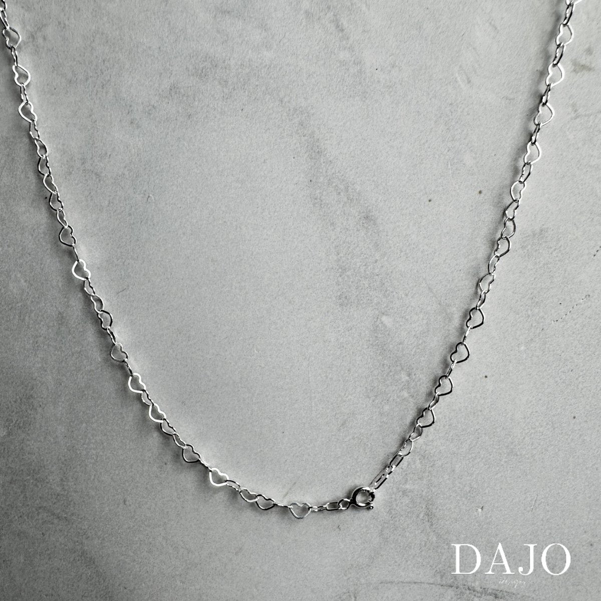 Cadena Corazones 2 mm - DAJOdesigns