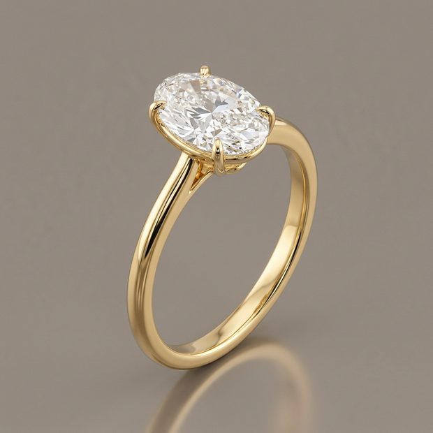 Diamante corte óvalo