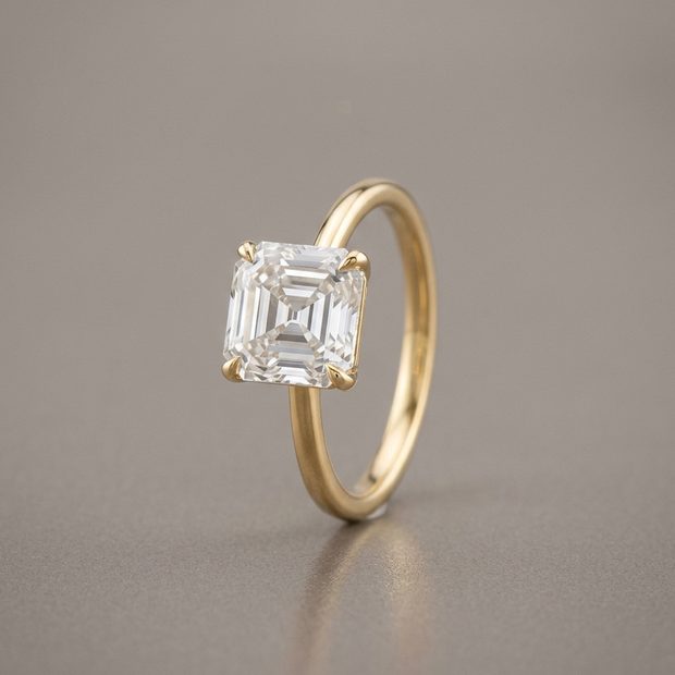 Diamante corte asscher