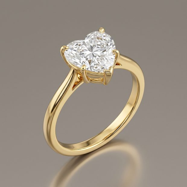 Diamante corte corazón