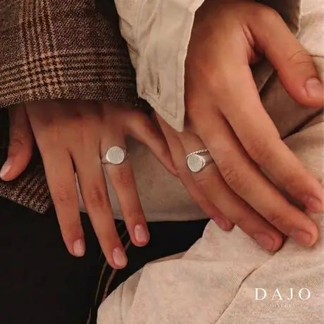 Anillos de sello con huella